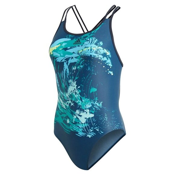 Adidas Fit Suit Parley 1Piece Swimsuit Sport DQ3333 36” NWT - Picture 8 of 8